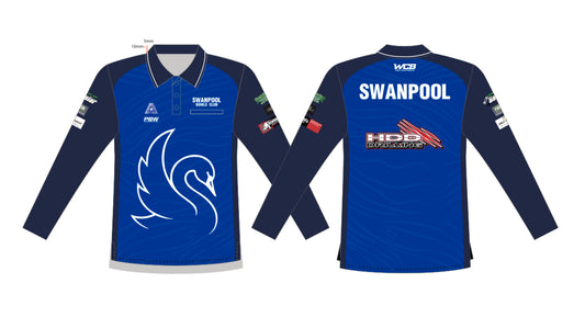 Swanpool Mens Long Sleeve Polo