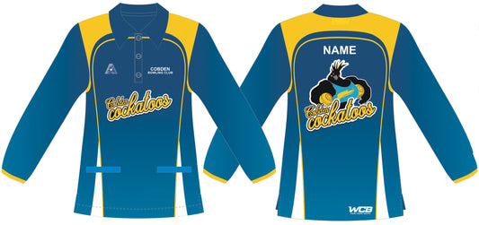 Cobden Bowling Club Ladies Long Sleeve Polo