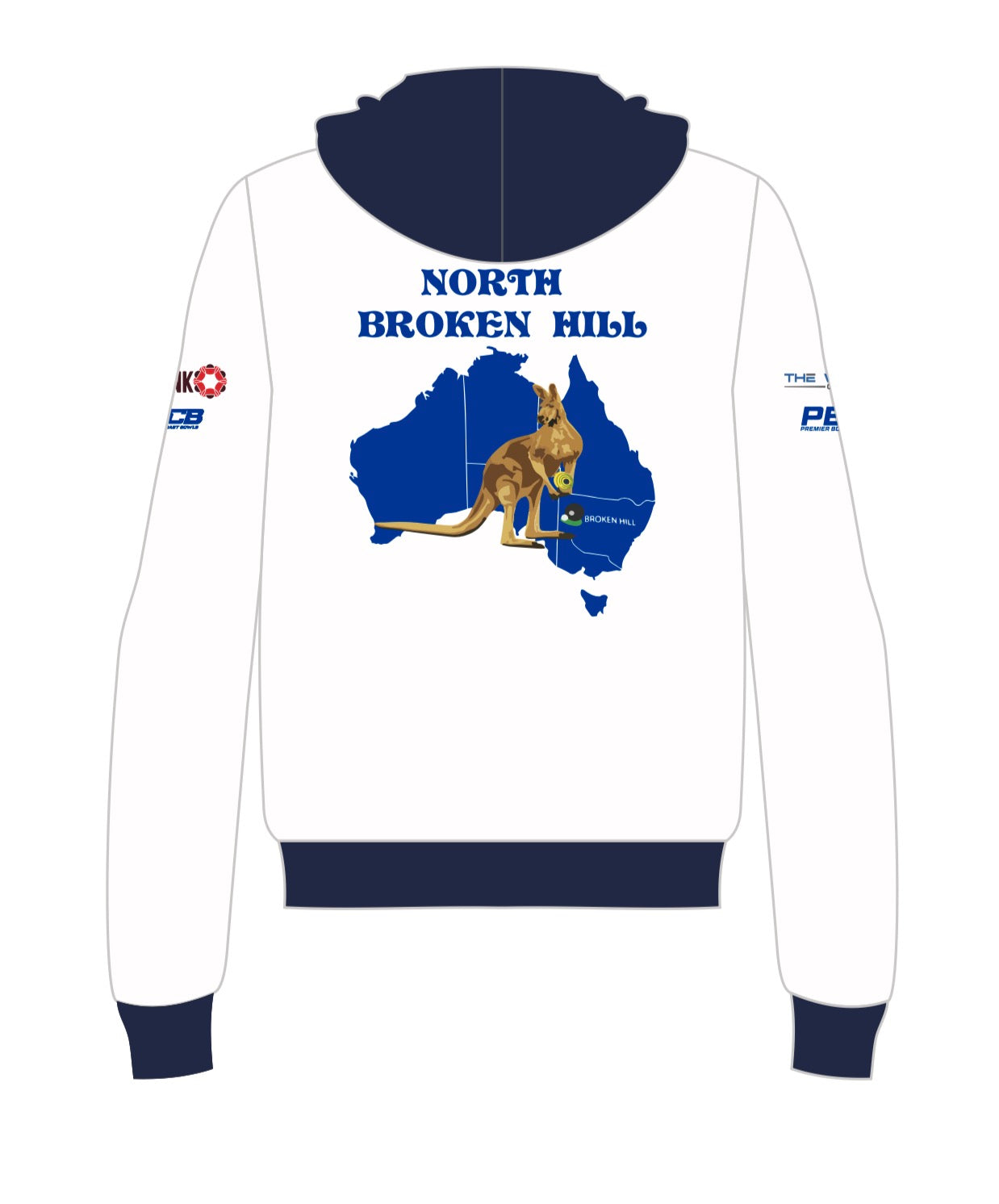 North Broken Hill Bowling Club Unisex Hoody