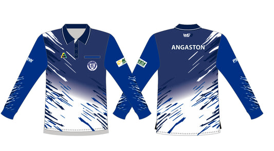 Angaston Bowling Club Mens Long Sleeve Polo