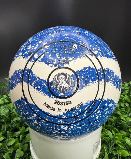 Aero Optima size 3.5 Plain Grip Blue/White