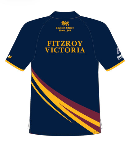 Fitzroy Victoria Bowling & Sports Club Mens Short Sleeve Polo