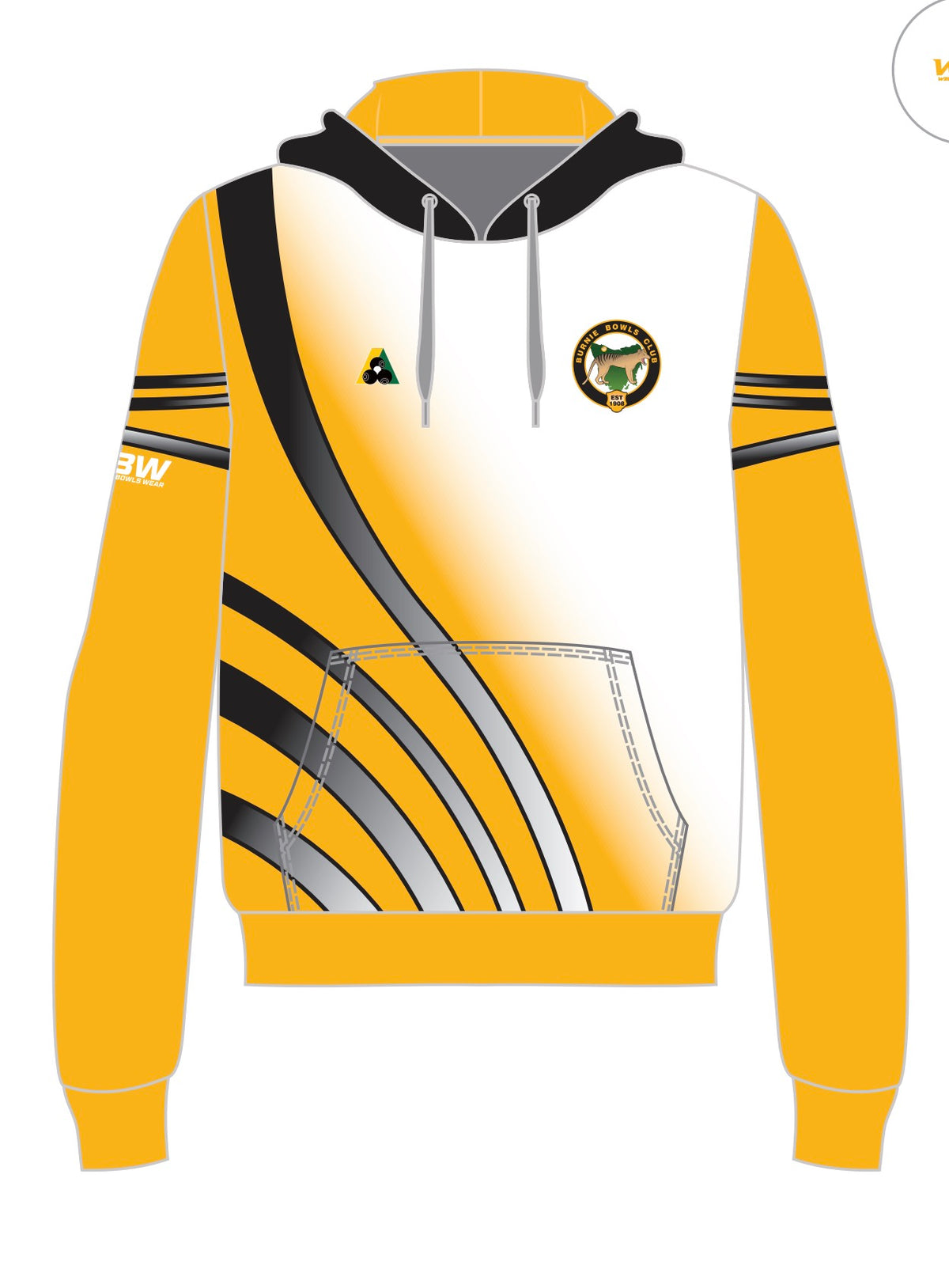 Burnie Bowls Club Unisex Hoody