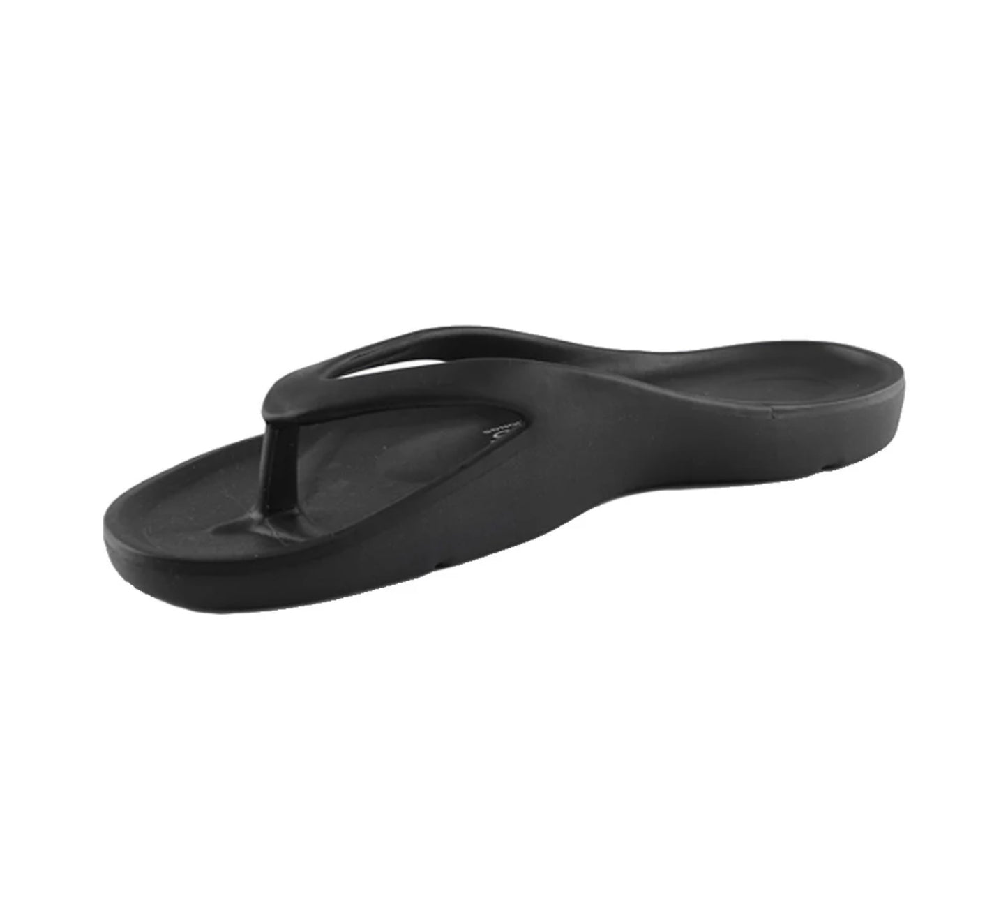 Slappas Arch Support Thongs - Black