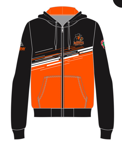 Bowen Bandits Bowls Club Unisex Zipped Hoodie
