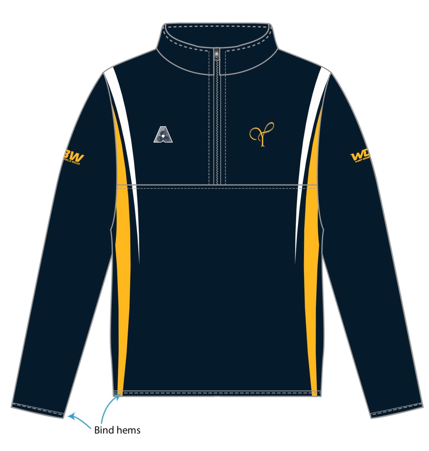 Yarrawonga MGCR Unisex 1/4 Zip