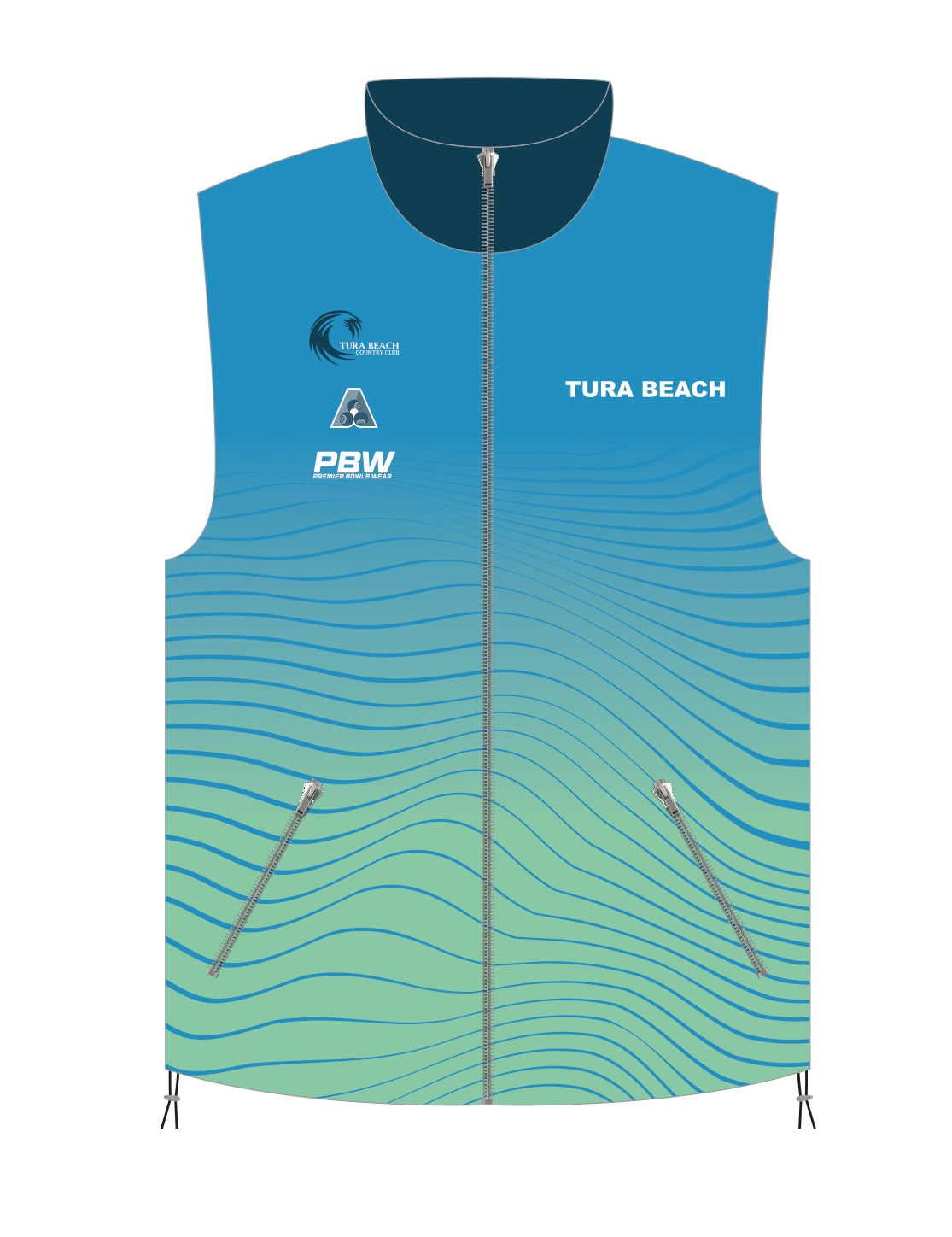 Tura Beach Bowling Club Unisex Vest