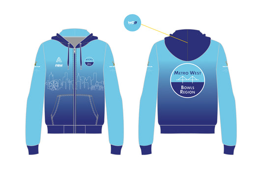Metro West Unisex Zipped Hoodie
