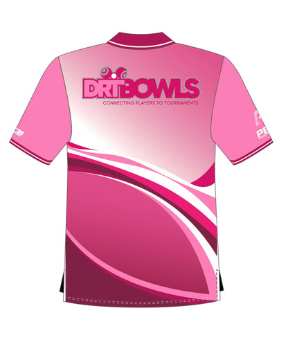 DRT Bowls Unisex Pink Polo