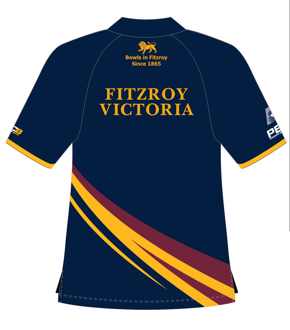 Fitzroy Victoria Bowling & Sports Club Ladies Short Sleeve Polo