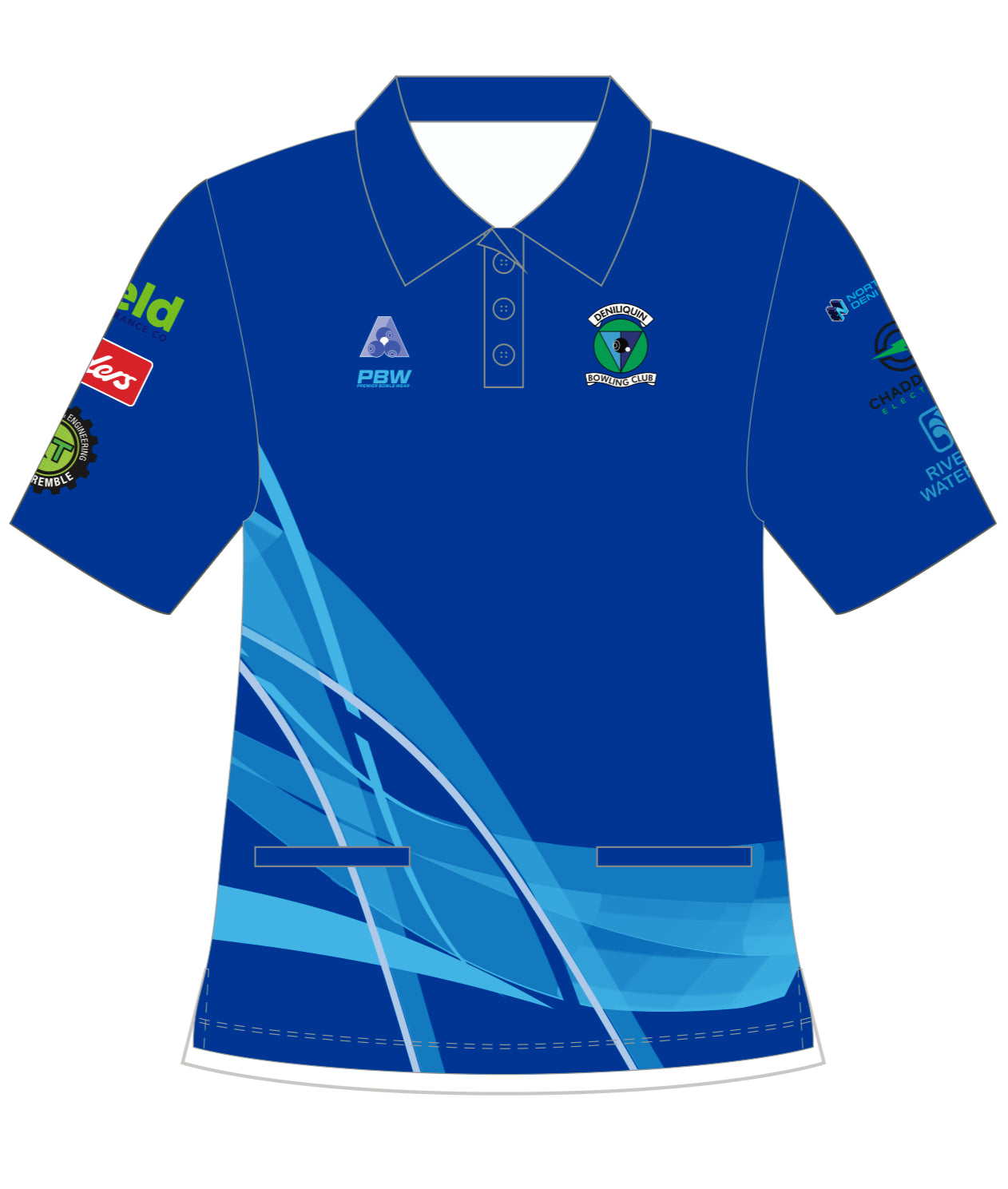 Deniliquin Bowling Club Ladies Short Sleeve Polo