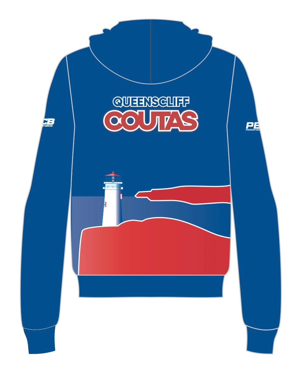 Queenscliff Bowling Club Unisex Zipped Hoodie