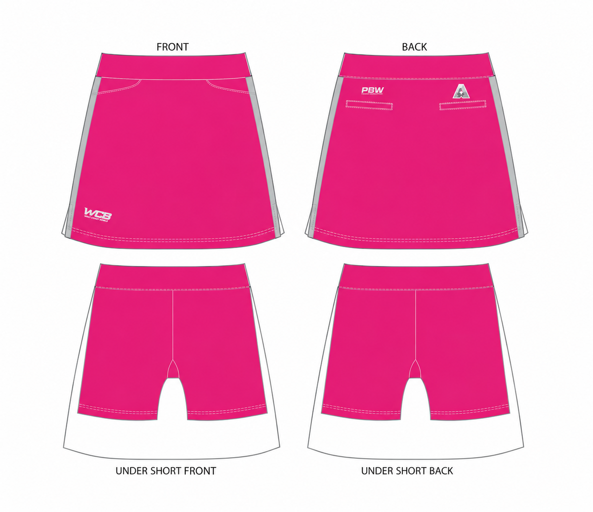 WCB PINK Skort- Pre Order