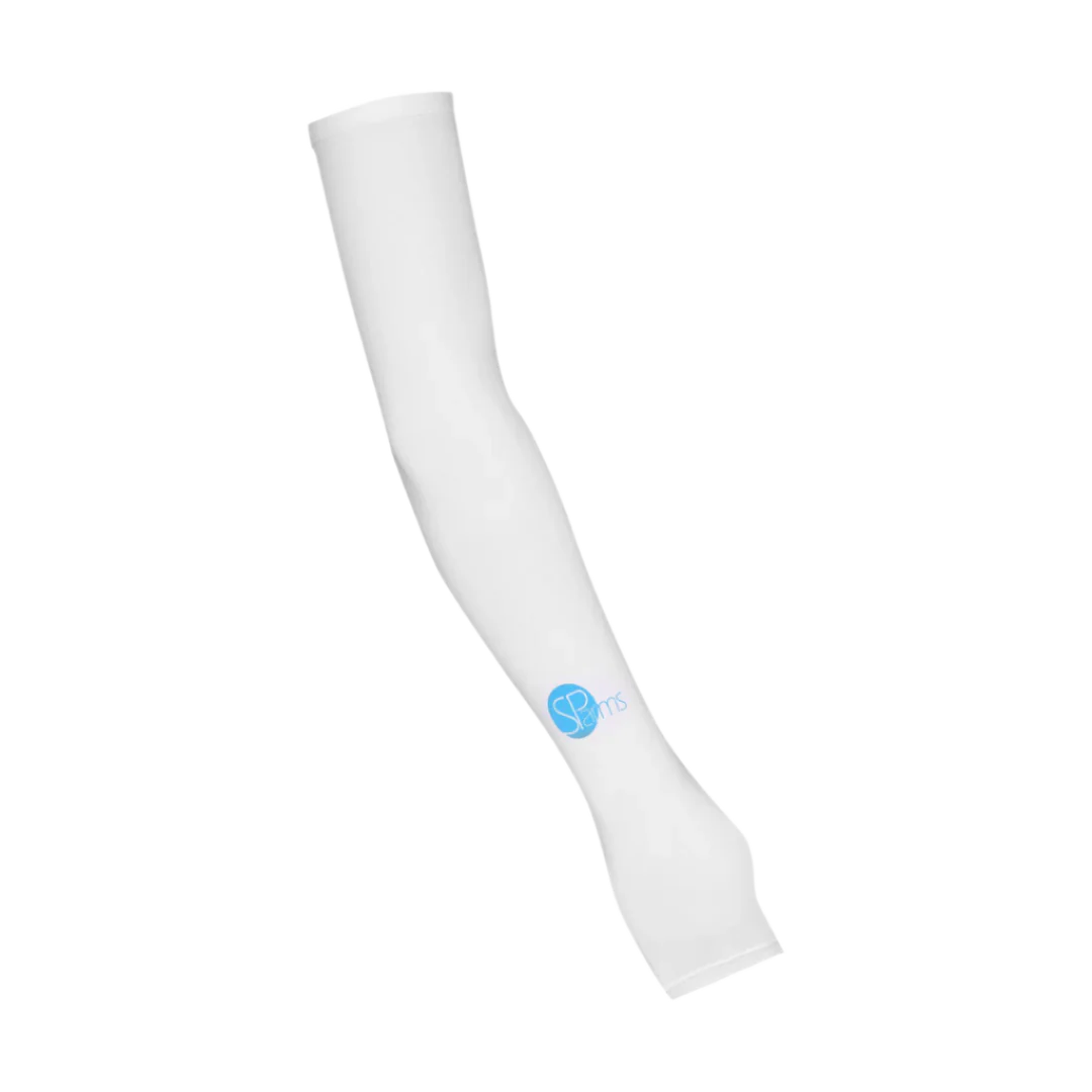 SP Plus- White Sun Sleeve with Thumbhole