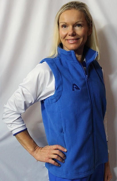 Holland Park Fleece Vest- Royal Blue
