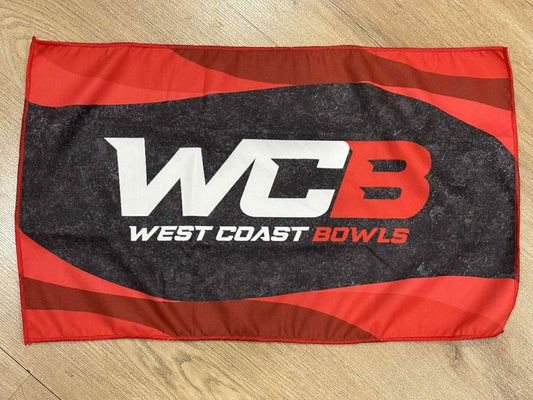 WCB Red Lawn Bowls Cloth