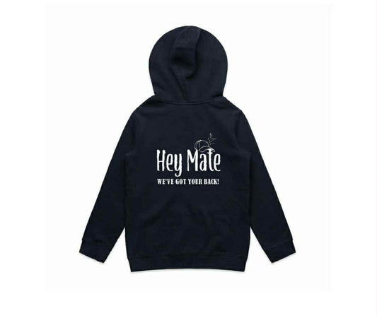 “Hey Mate” Navy Kids Hoody