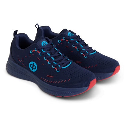 LIMITED EDITION Drakes Pride Renegade 4E Width Shoes - Navy & Red