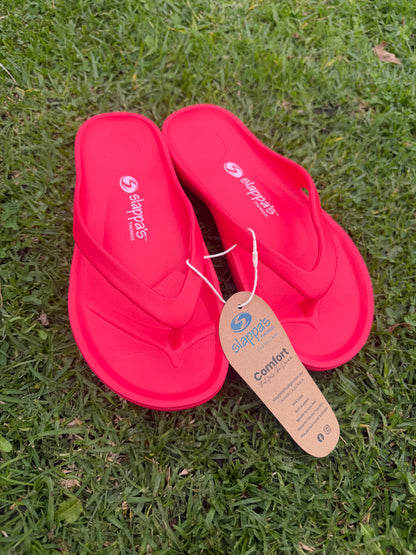 Slappa’s Thongs - Red size 39