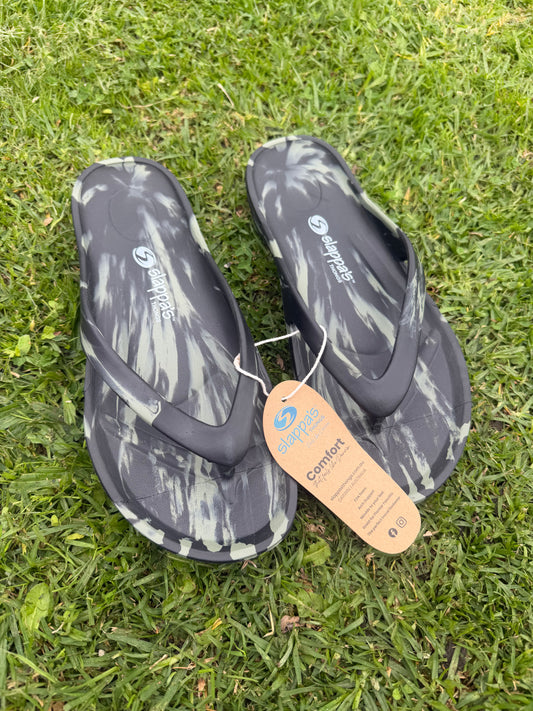 Slappa’s Thongs - Green/ Black size 45