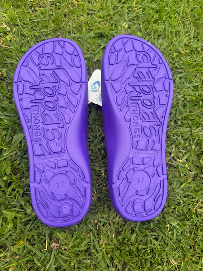 Slappa’s Thongs - Purple size 37