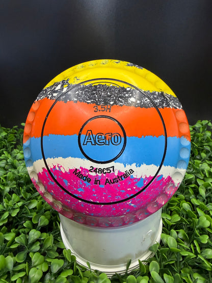Aero Dynamic size 3.5 Enhance Grip Rainbow Custom