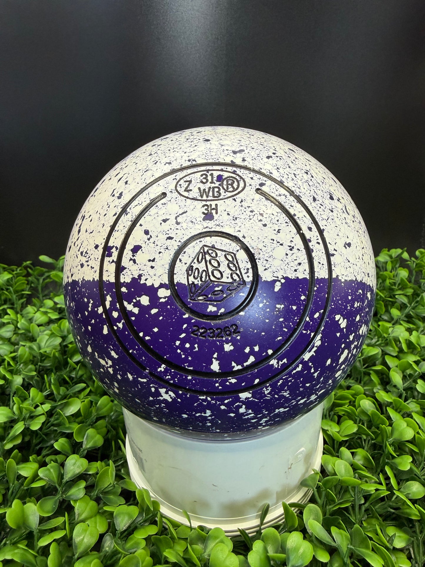 Aero Dynamic size 3 Plain Grip Duo White/Purple