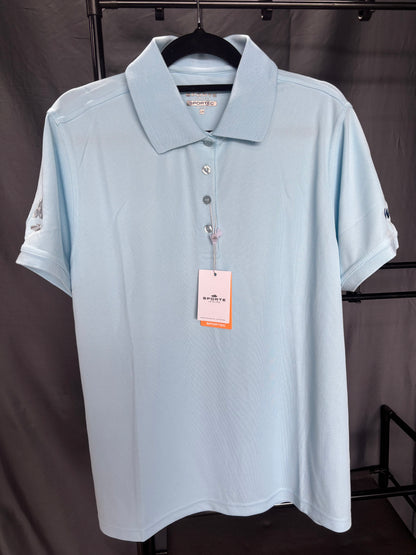 Sporte Leisure Ladies Short Sleeve Polo- Cloud