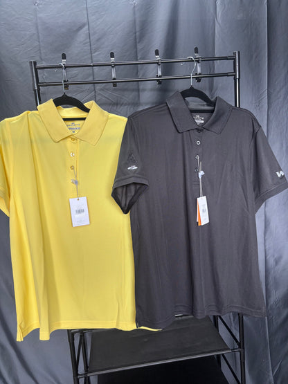Sporte Leisure Ladies Short Sleeve Polo- Black