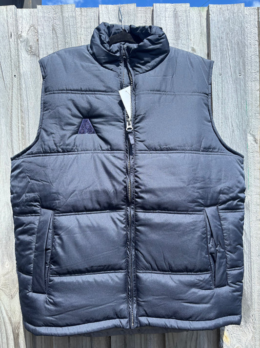 Domino Puffer Vest - Navy