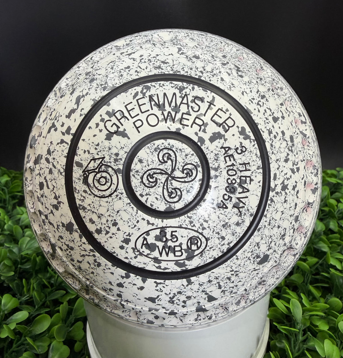 Greenmaster Power size 3 gripped White Speckle