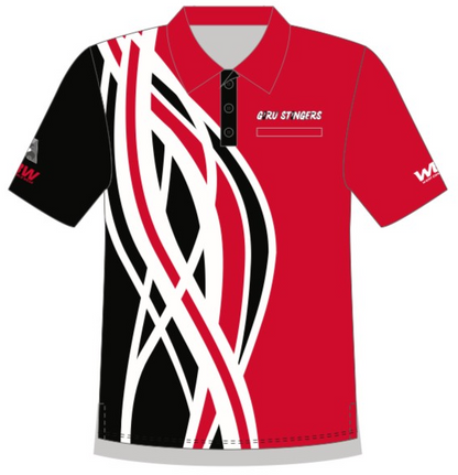 Giru Stingers Mens Short Sleeve Polo