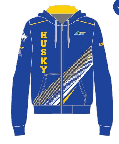 Husky Sports Unisex Zipped Hoodie