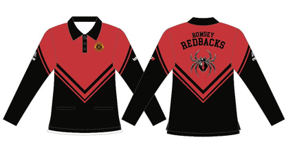 Romsey Bowling Club Ladies Long Sleeve Polo