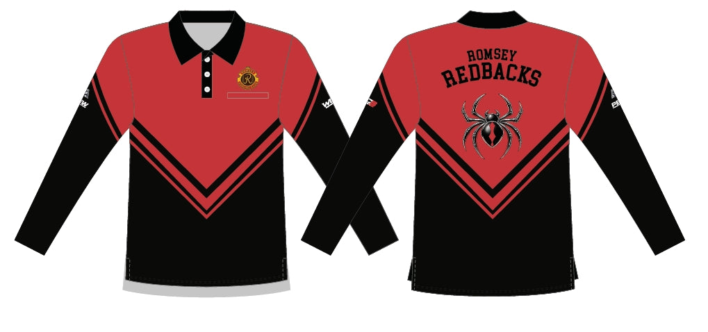 Romsey Bowling Club Mens Long Sleeve Polo