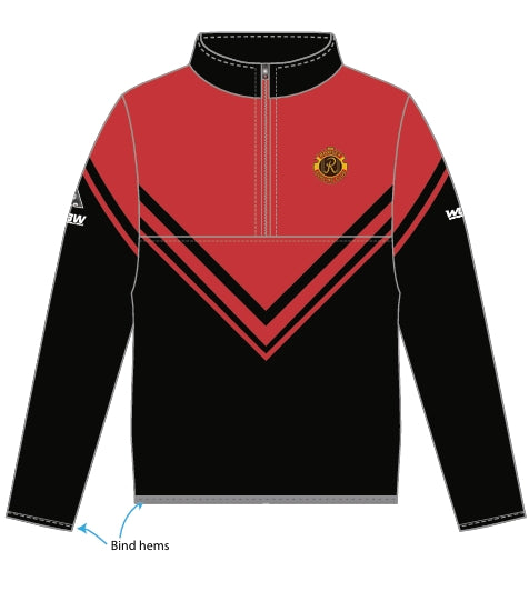 Romsey Bowling Club Unisex 1/4 Zip