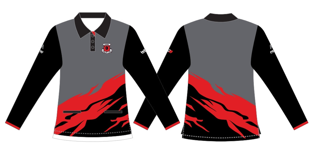 Laura Bowling Club Ladies Long Sleeve Polo