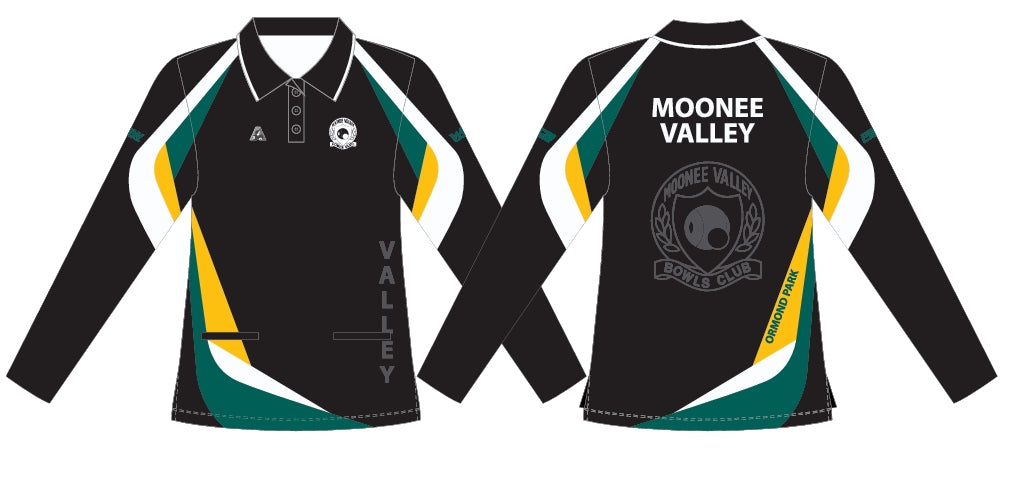 Moonee Valley Ladies Long Sleeve Polo