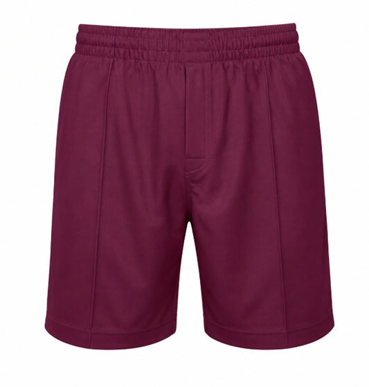 Men’s Comfort Fit Shorts- Maroon