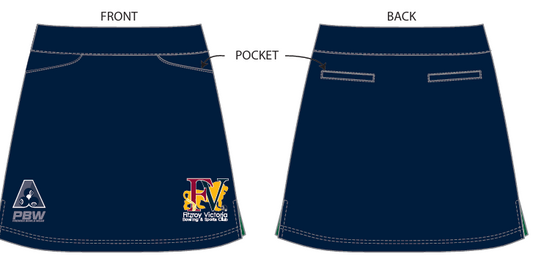 Fitzroy Victoria Bowling & Sports Club Ladies Pennant Skort
