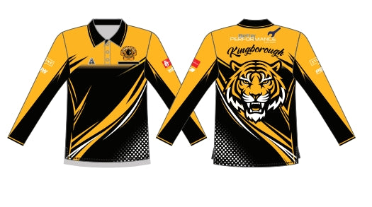 Kingborough Bowls and Community Club Mens Long Sleeve Polo