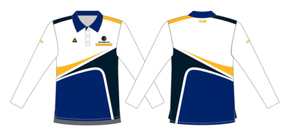 Zinc Bowling Club Mens Long Sleeve Polo