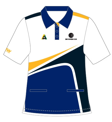 Zinc Bowling Club Ladies Short Sleeve Polo
