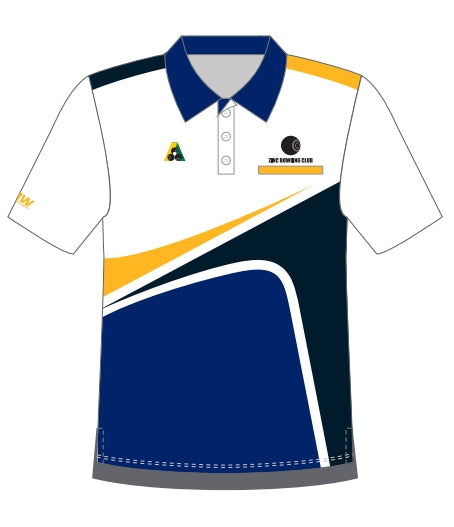 Zinc Bowling Club Men's Short Sleeve Polo