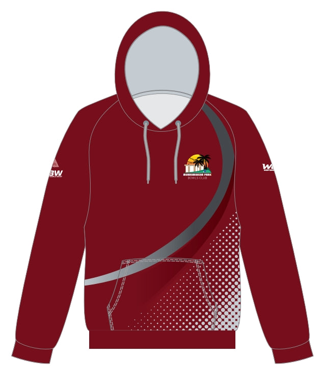 Murrumbeena Park Unisex Hoody- Maroon