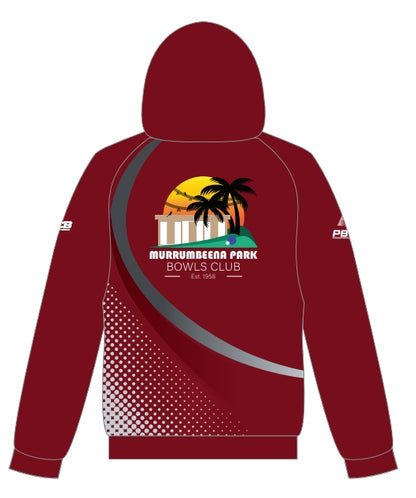 Murrumbeena Park Zipped Hoody- Maroon