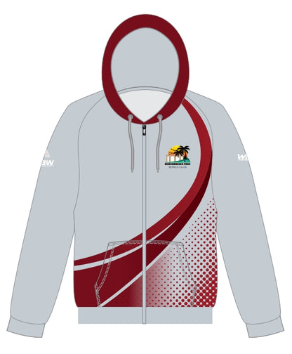 Murrumbeena Park Zipped Hoody- Grey
