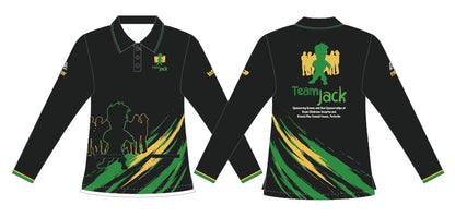 Team Jack Ladies Long Sleeve Polo