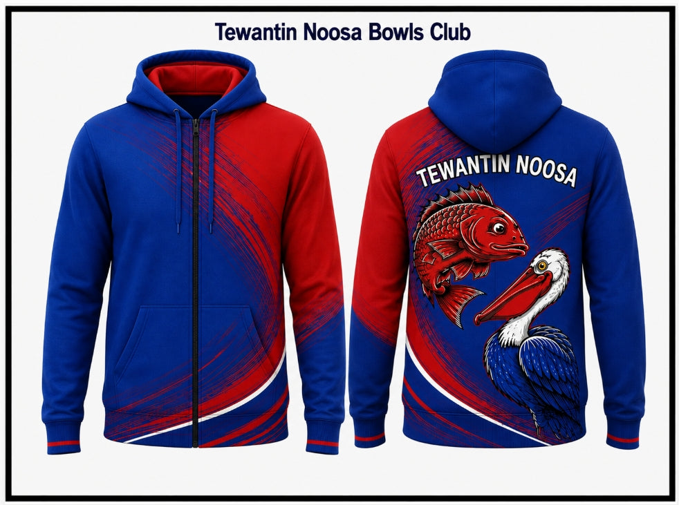 DRAFT - Tewantin-Noosa Bowls club Zipped Hoody