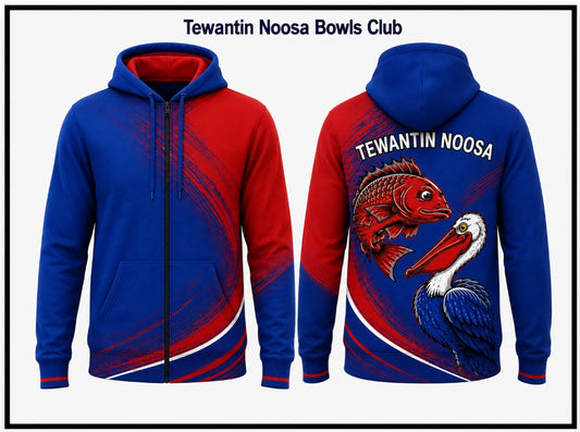 DRAFT - Tewantin-Noosa Bowls club Zipped Hoody
